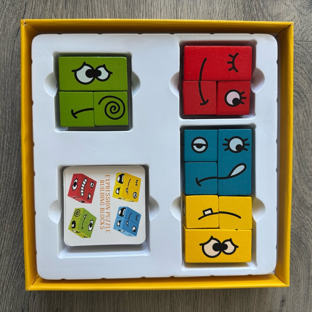 Expression Puzzle Building Blocks - Picture 2 of 3